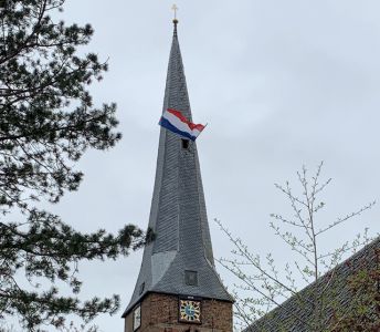 Vlag dorpskerk