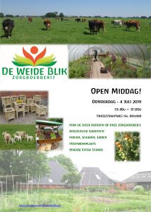 Open middag - zorgboerderij de weide blik aduard 4 juli 2019