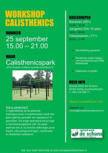 Calisrthenics 25 september