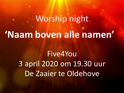 Ppt flyer worship night 2020