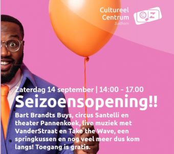 Seizoensopening cultureel centrum zuidhorn