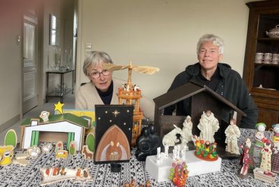 Lisette en auke kerststallen