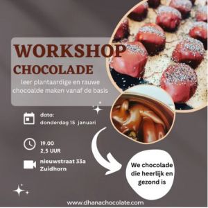 Plantaardige chocolade workshop