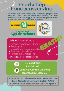 Workshop fondsenwerving