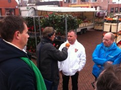 Rene westerhof dijkinga op het Rode Plein (postadres overtuinen)