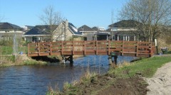 Brug waterpark parkplan west zuidhorn