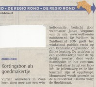 Welkominzuidhornindepers 2009 dvhnkortingsbon