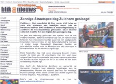 Welkominzuidhornindepers 2008 straatspeeldag mei 2008 blik op nieuws achteraf