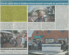 In de pers streekkrant kom in zuidhorn 26 september 2017