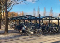 Fietsenparkeerplaatsenstation