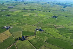 Middag humsterland luchtfoto gcwk