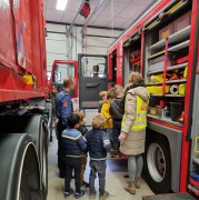 Brandweer waar een geheime deur