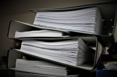 Bureau ordner mappen