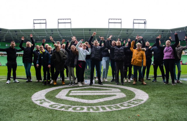Scholieren denken in stadion FC Groningen mee over meer bewegen