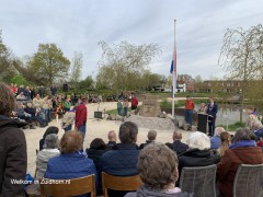 4 mei monument in het Wilhelminapark 