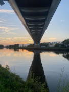 Zonsondergang bert swart brug