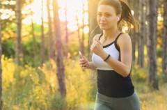 Sporten vrouw