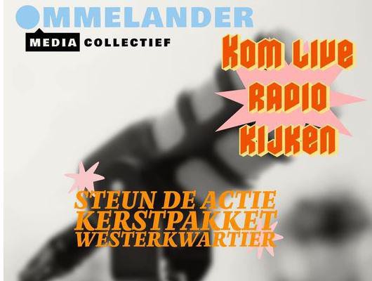 Tijdens Winterfair live radio vanuit hal bij Albert Heijn Zuidhorn