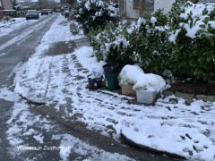 Milieuboer sneeuw