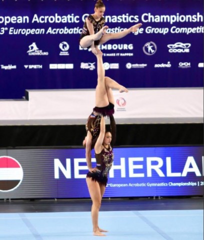 Succes voor drie teams van Acro Academy Noord Nederland tijdens EK