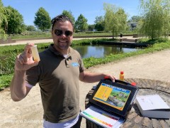 Waterkwaliteit testen wilhelminapark