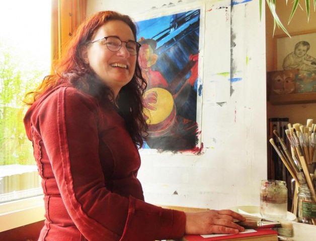 Nieuws: Expositie in Zuidhorn: explosie van kleur