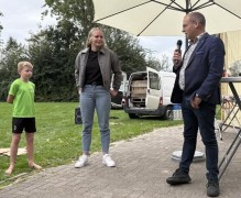 Huldiging fierljeppers