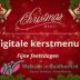 Digitale kerstmenus