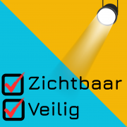 Veilig zichtbaar logootje