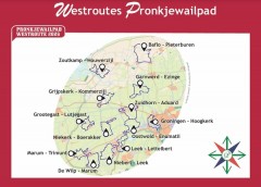 Westroutekaart pronk