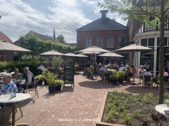 Terras in het holt