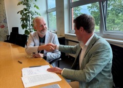 Ondertekening oprichting warmtebedrijf schollema