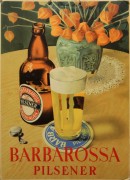 Jan visser (1897-1961), barbarossa pilsener, groningen