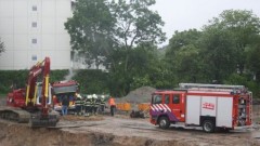 Brand vrachtauto