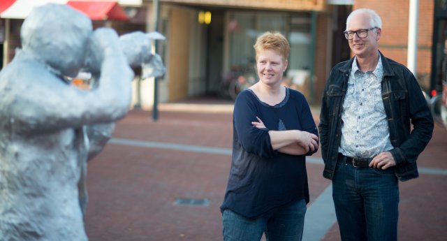 Ester en Johan. Foto: Aernout Steegstra