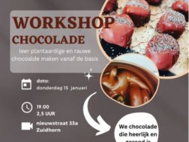 Plantaardige Chocolade Workshop