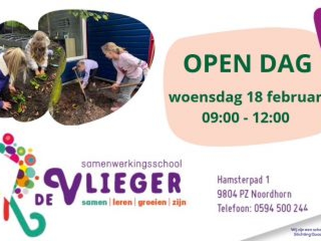 Open dag Schoolmoestuin De Vlieger