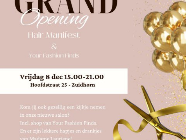 Opening hairmanifest