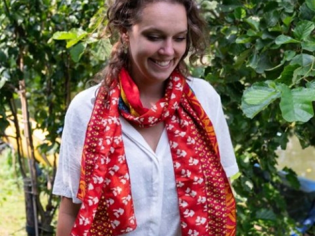 Sarisjaal-rood-oranjetinten