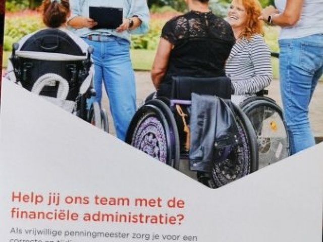 Penningmeester en voorzitter De Zonnebloem, afd. Westerkwartier