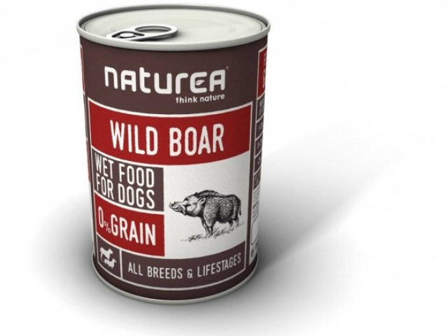 Nt37236 naturea wetfood wild boar (12 x 400 gr.)