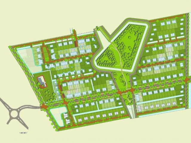 Oostergast noorderlicht situatiekaart