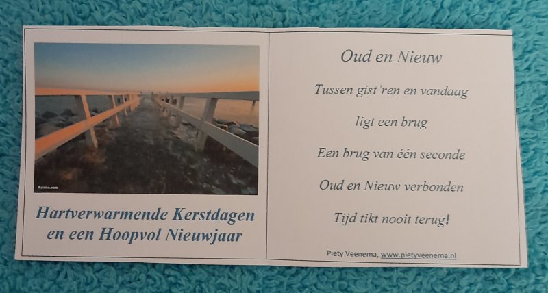 Column : Kerstwens van Piety: OUD EN NIEUW